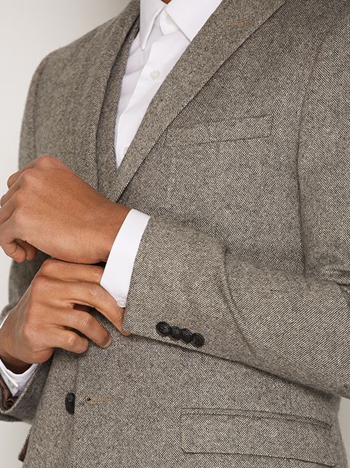 Birdseye Suit Jacket - Image 3